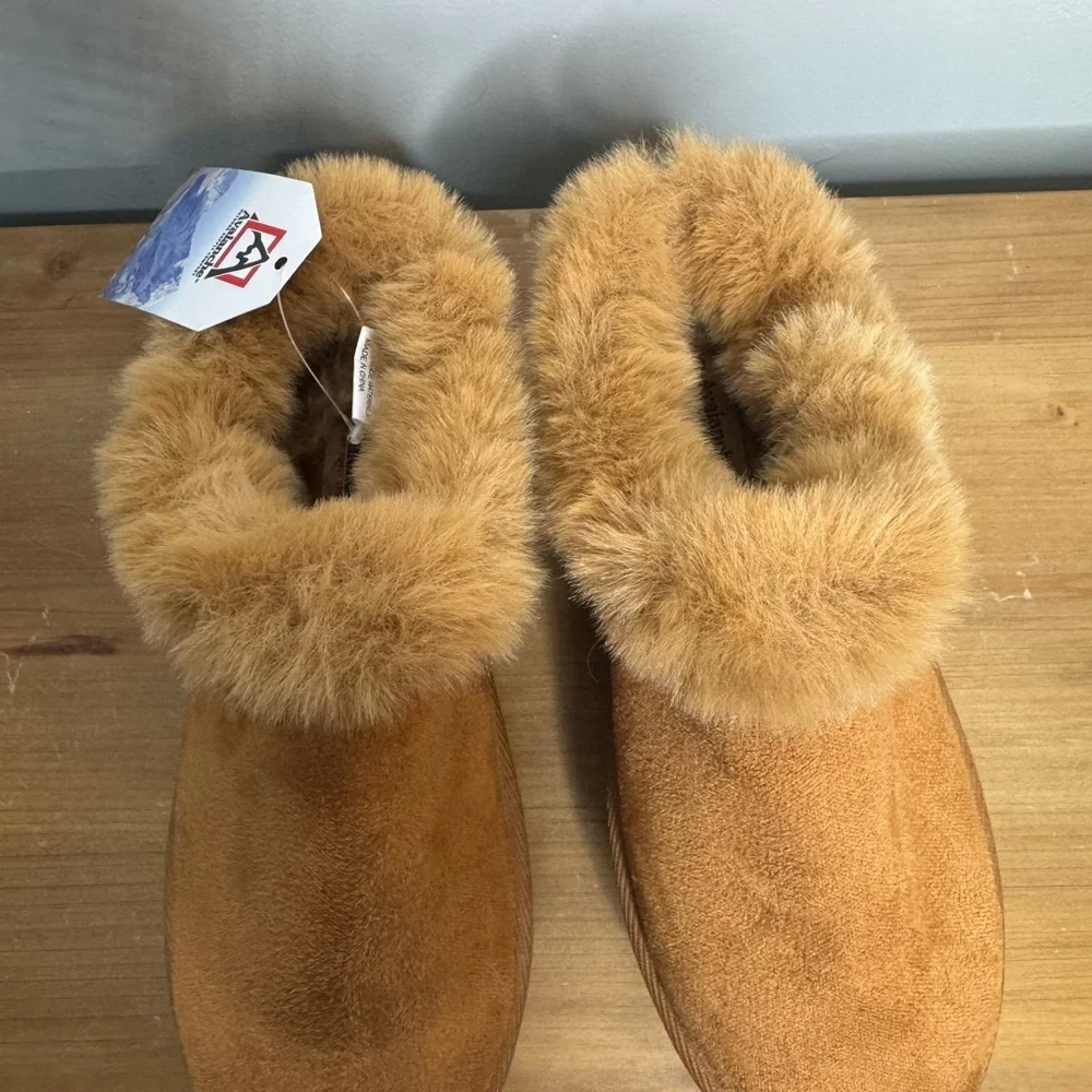 Avalanche Kids Tan Fur-Lined Shoes